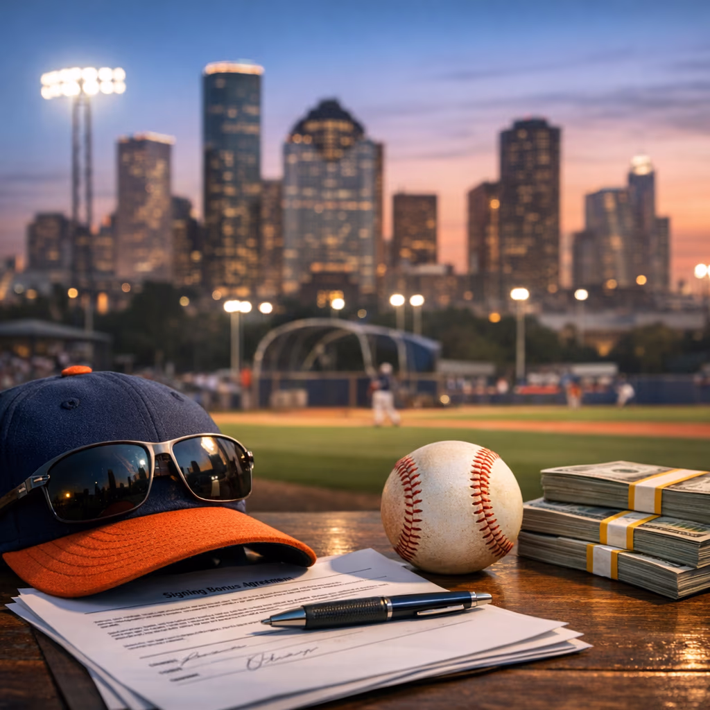 2026 MLB Draft Signing Bonus Tracker Includes Astros Picks