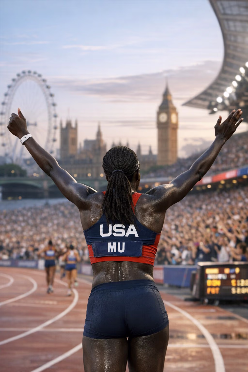 Athing Mu-Nikolayev Wins London 800 for Team USA