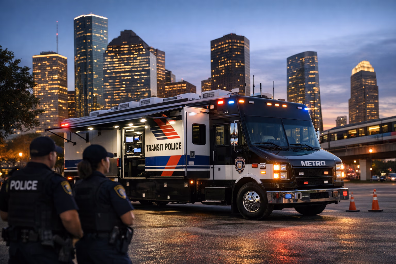 Houston Metro Transit Police Debut Mobile Command Unit
