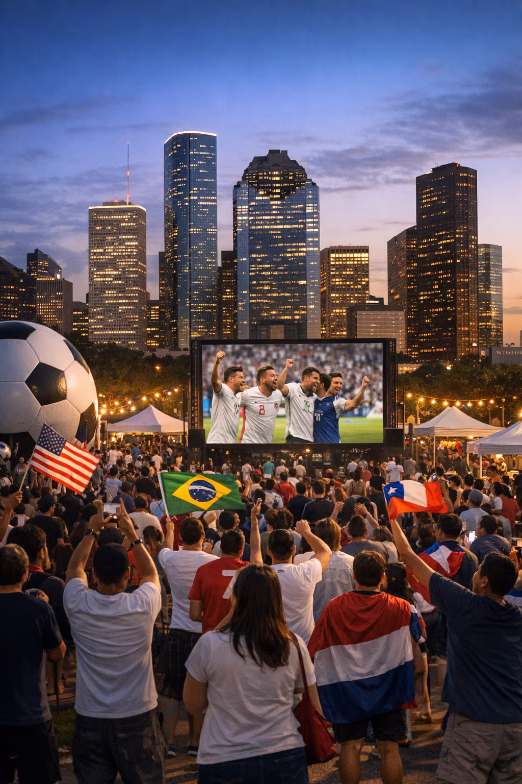 Houston World Cup Activities Draw More Than 1 Million