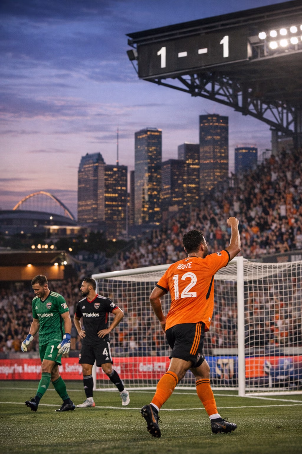 Houston Dynamo FC settle for 1-1 draw with D.C. United
