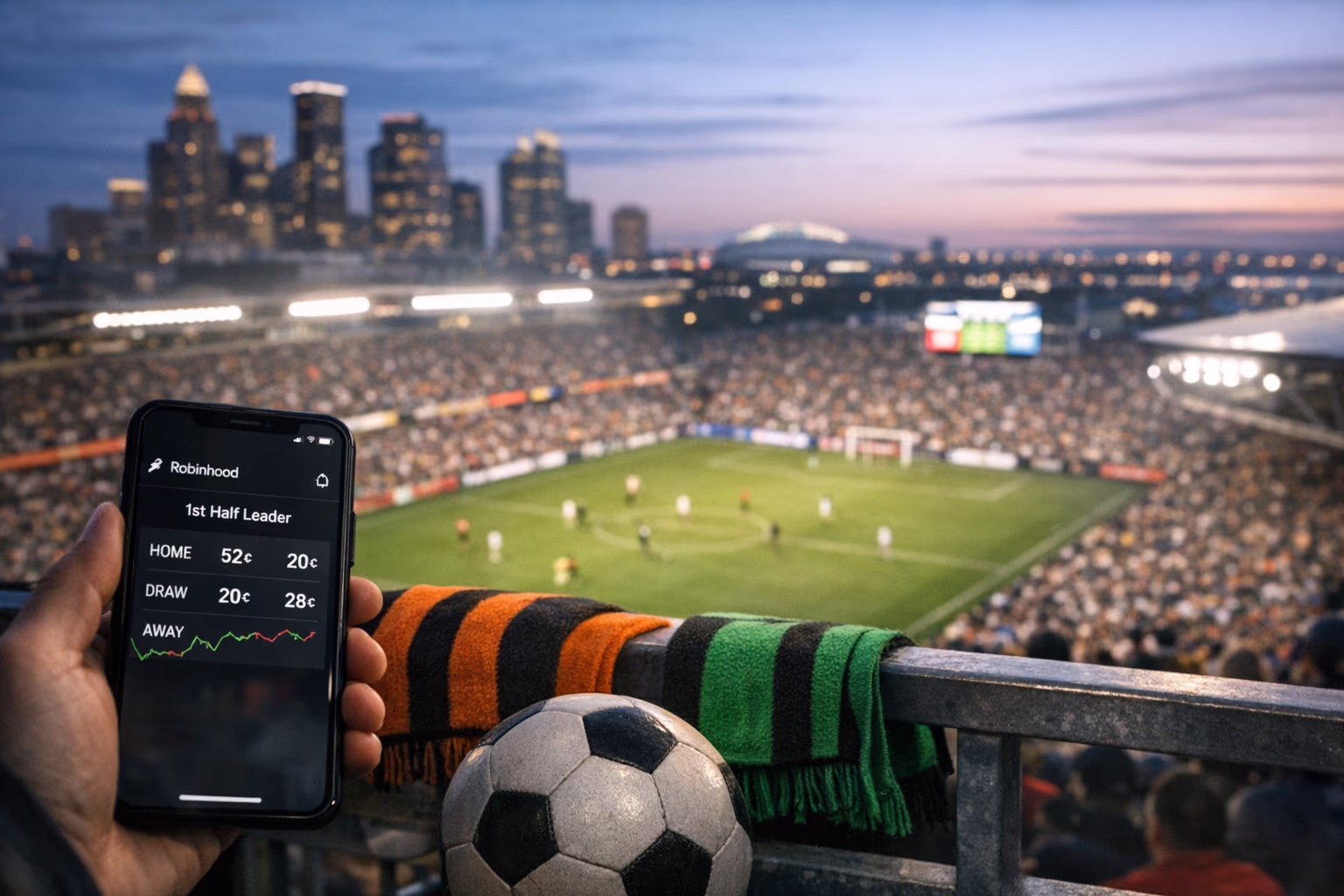 Houston vs Austin First Half Winner Market Lands on Robinhood