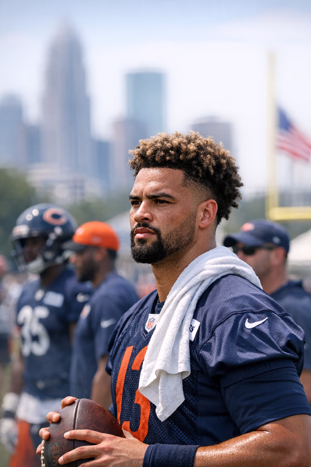 Caleb Williams training camp post draws NFL reaction