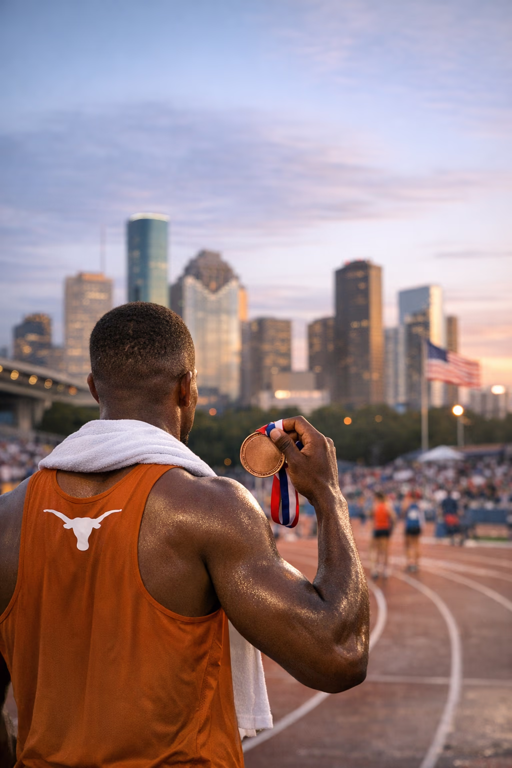 Smallwood wins USATF bronze for Texas track program