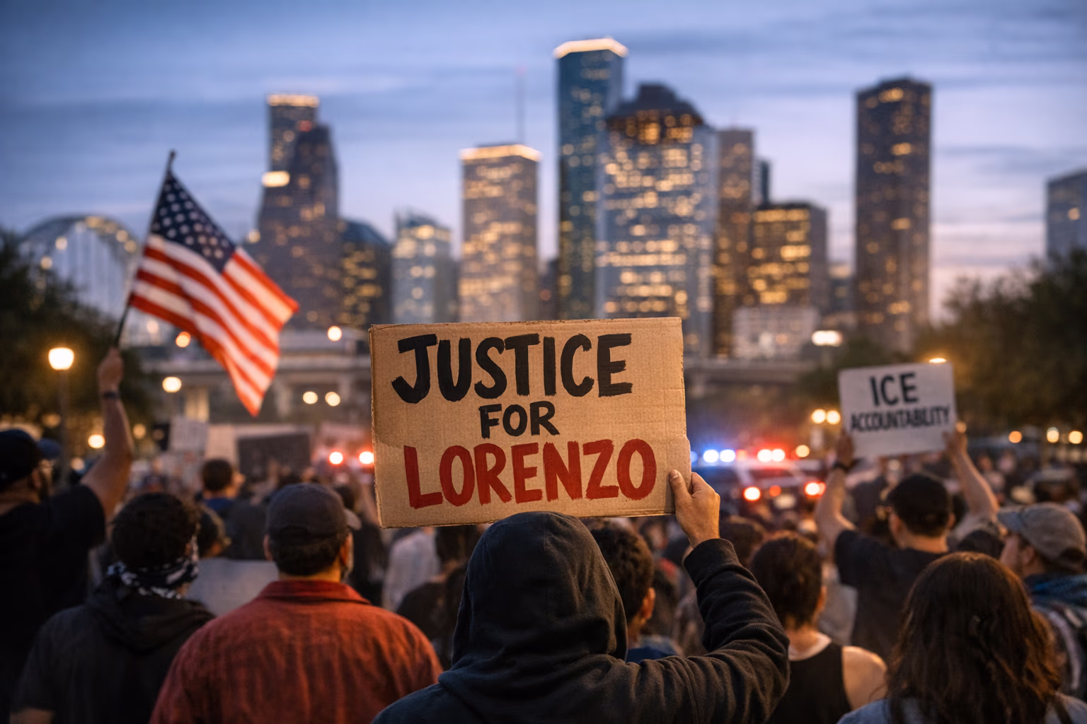 Houston Protest Calls for Justice in Lorenzo Salgado Araujo Death