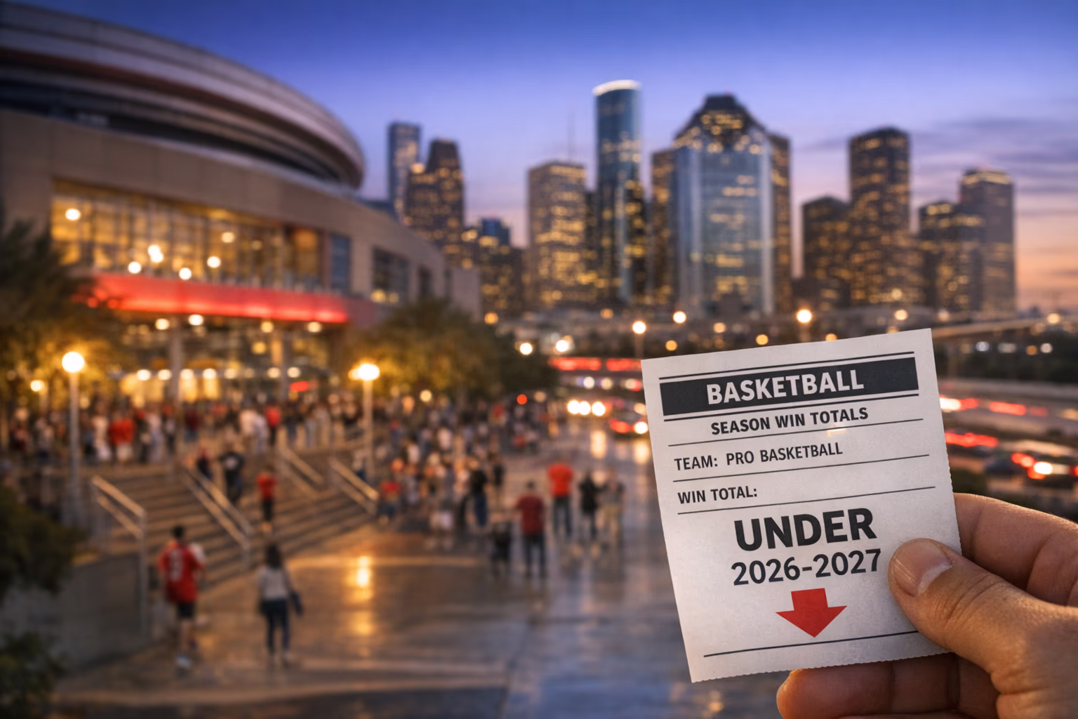 Houston Rockets odds peg a lower win total for 2026-27