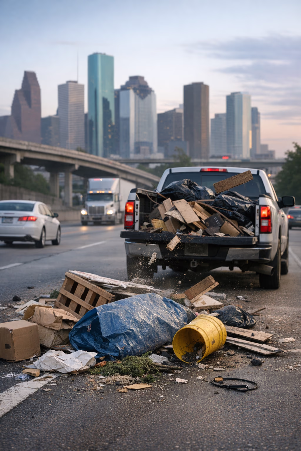 Houston unenclosed cargo loads proposal targets road debris