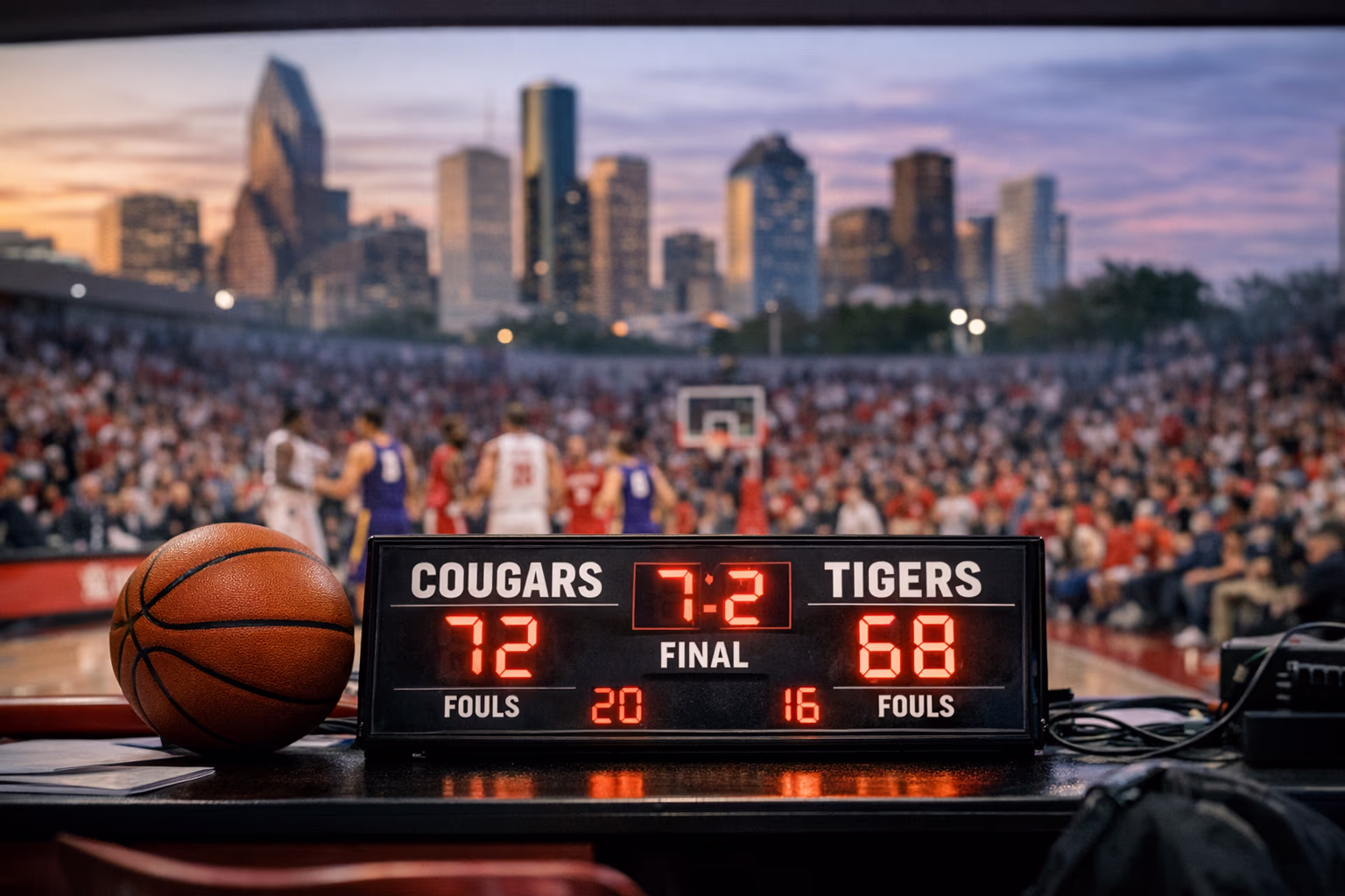 Houston Cougars vs LSU Tigers Box Score From Dec. 13
