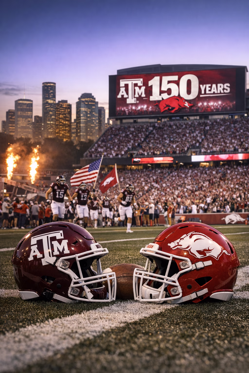 Texas A&M Marks 150 Years During Arkansas Football Game