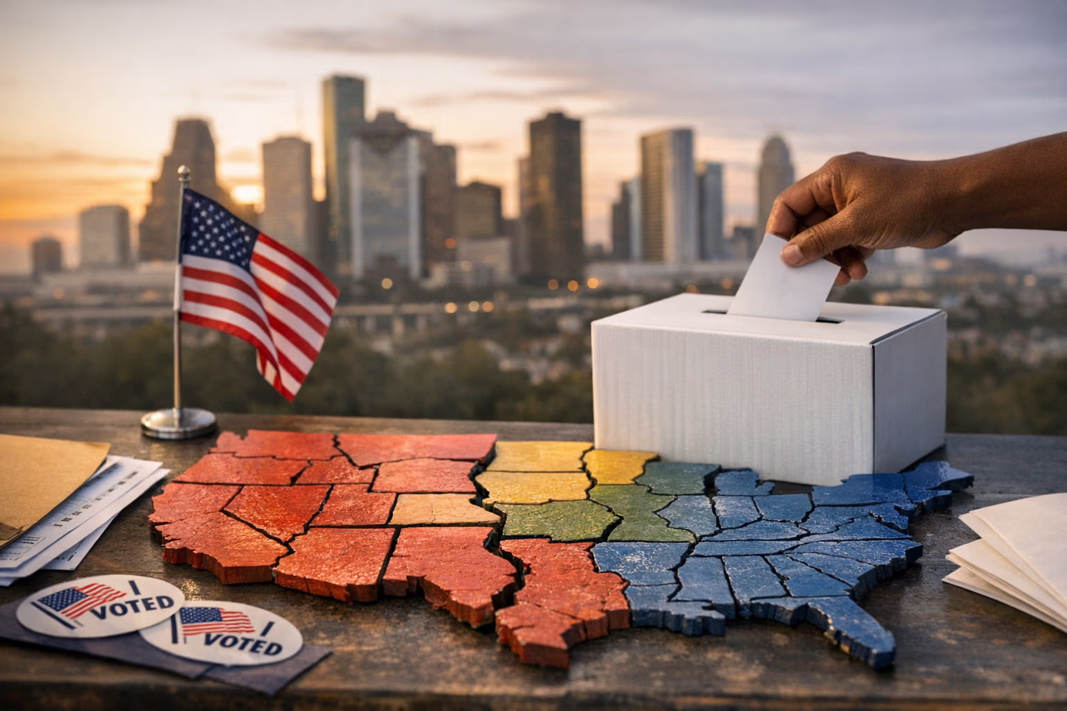 Black voting districts split in six states, report finds
