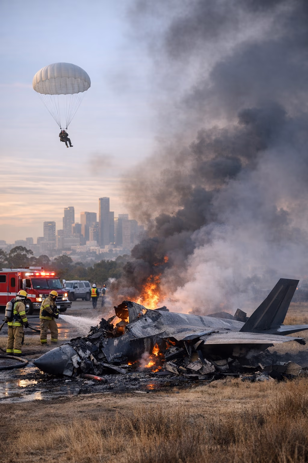 F-35 military jet crashes near San Diego base