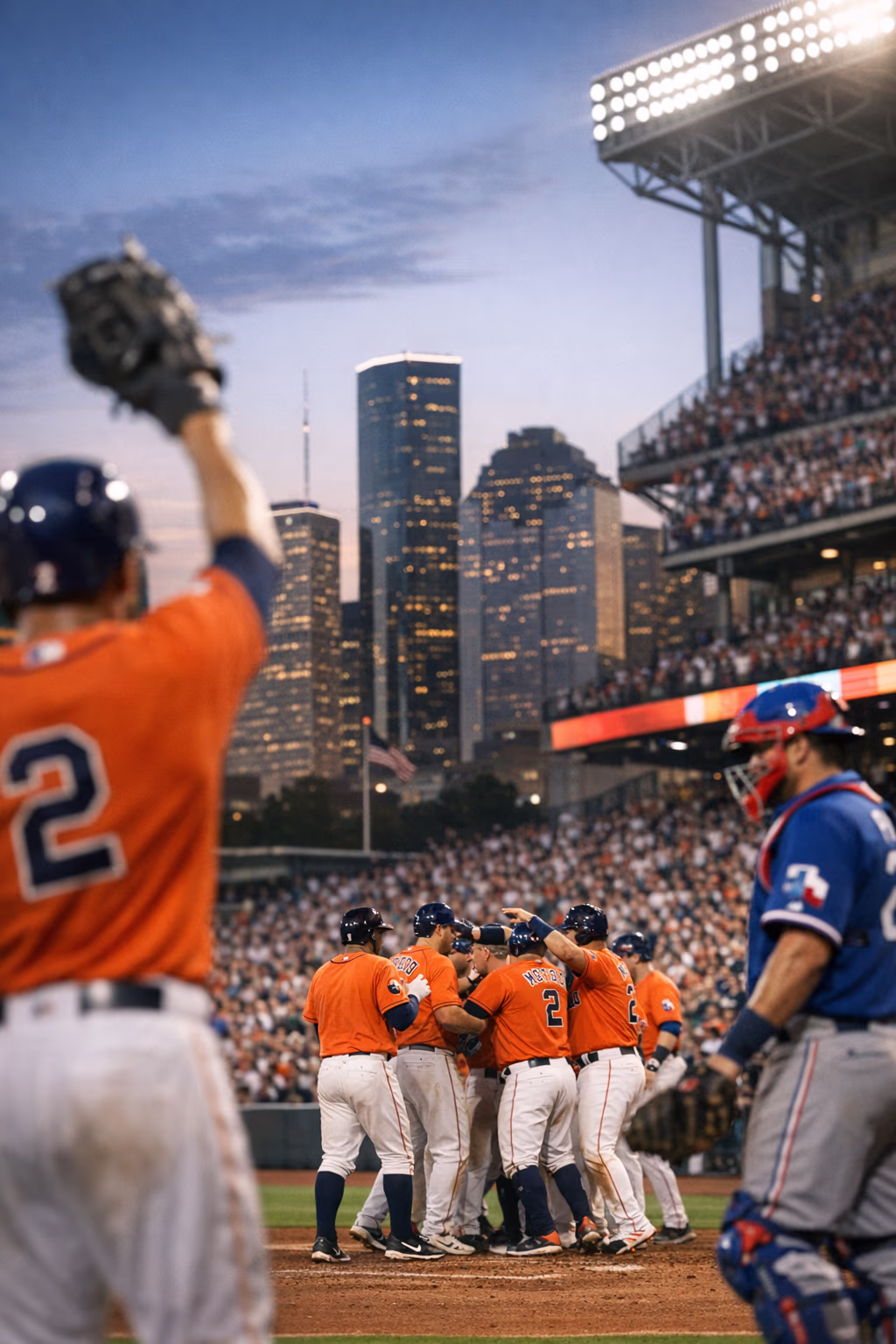Houston Astros beat Rangers 5-3 at Daikin Park