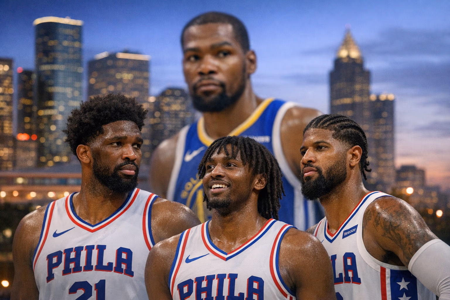 Kevin Durant Puts 76ers Talent in Warriors Territory