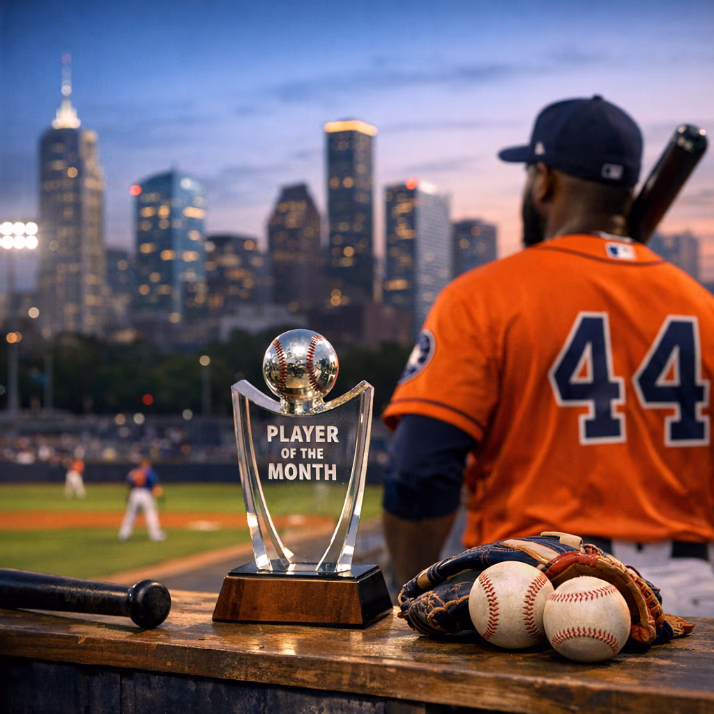 Yordan Alvarez Wins AL Player of the Month for Astros