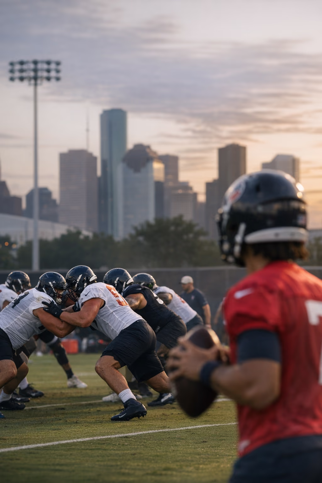 Texans training camp spotlights line play and C.J. Stroud