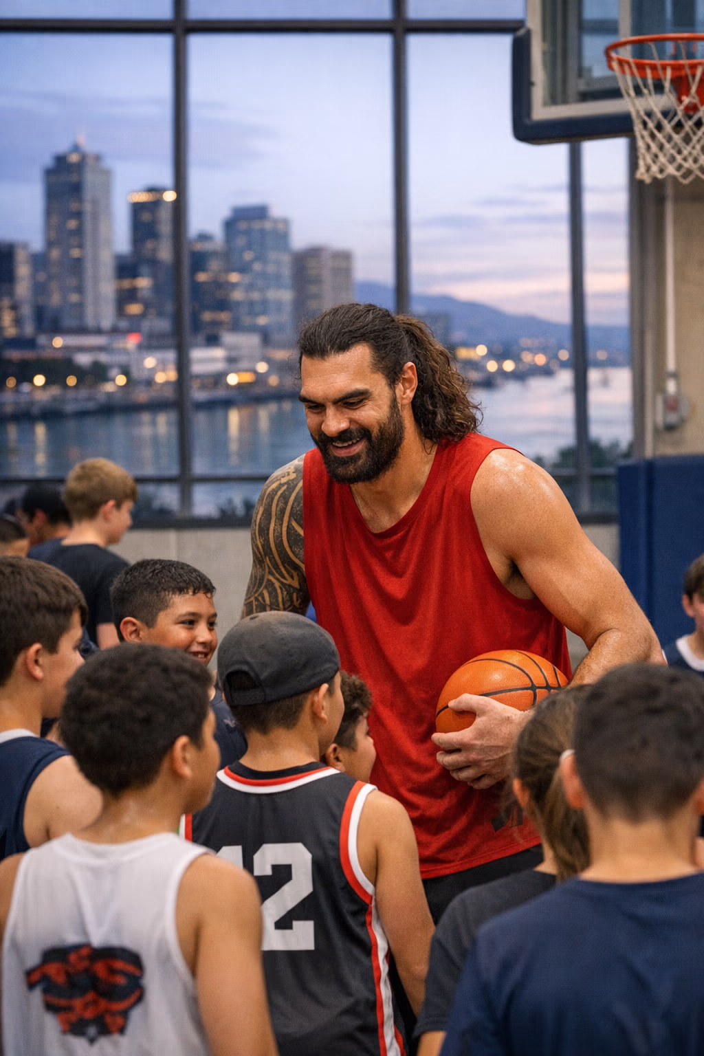 Steven Adams Youth Camp Puts Spotlight on Rockets Center