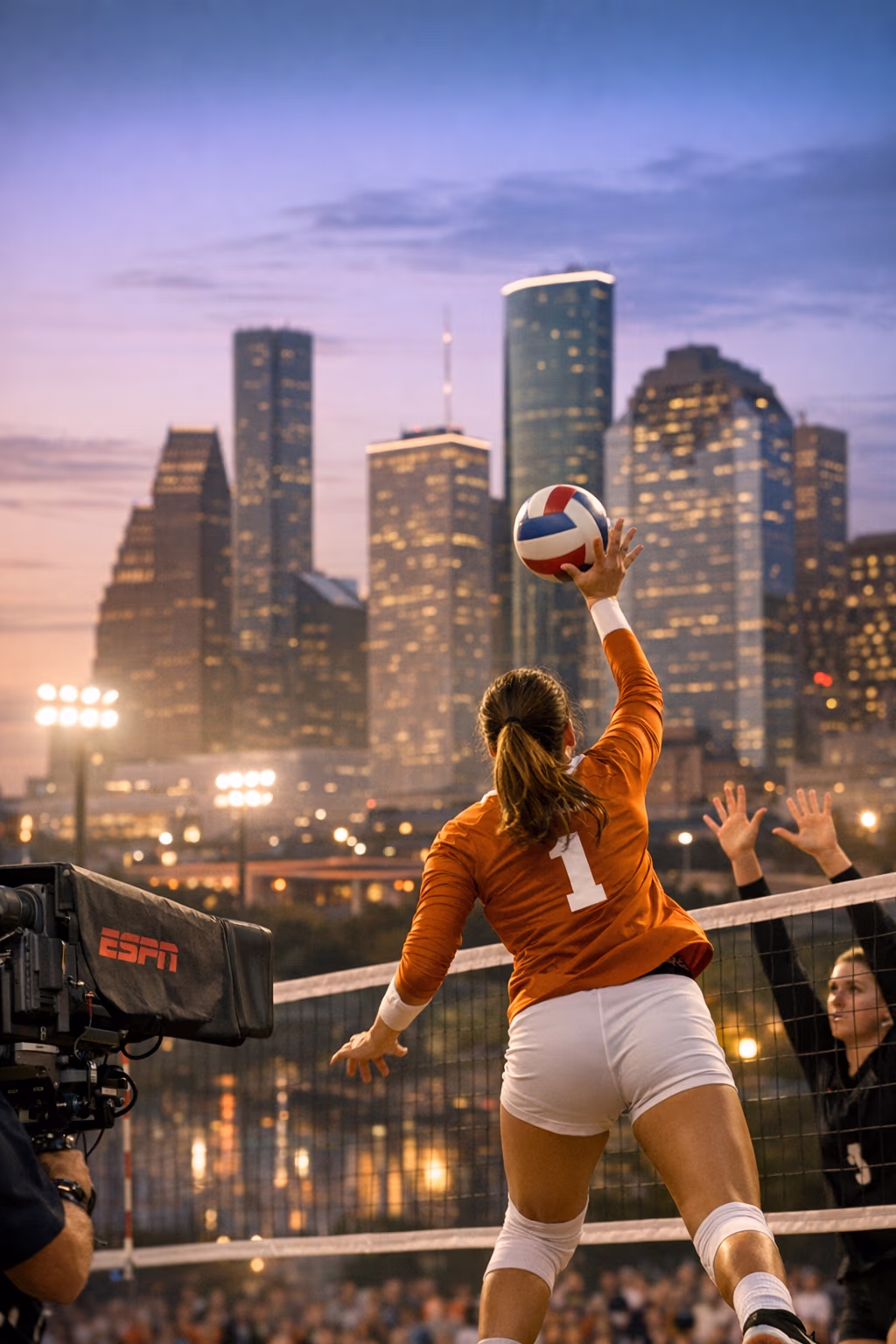 Texas Volleyball Lands Nine ESPN Network Matches in 2026