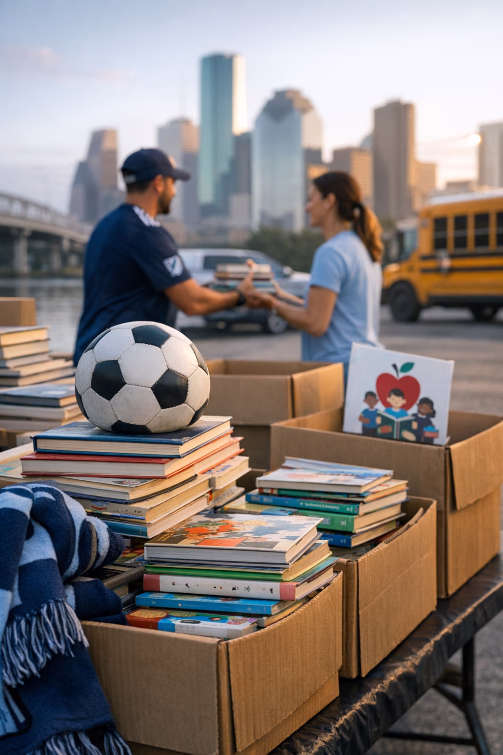 Sporting Kansas City Book Drive Backs Lead to Read KC