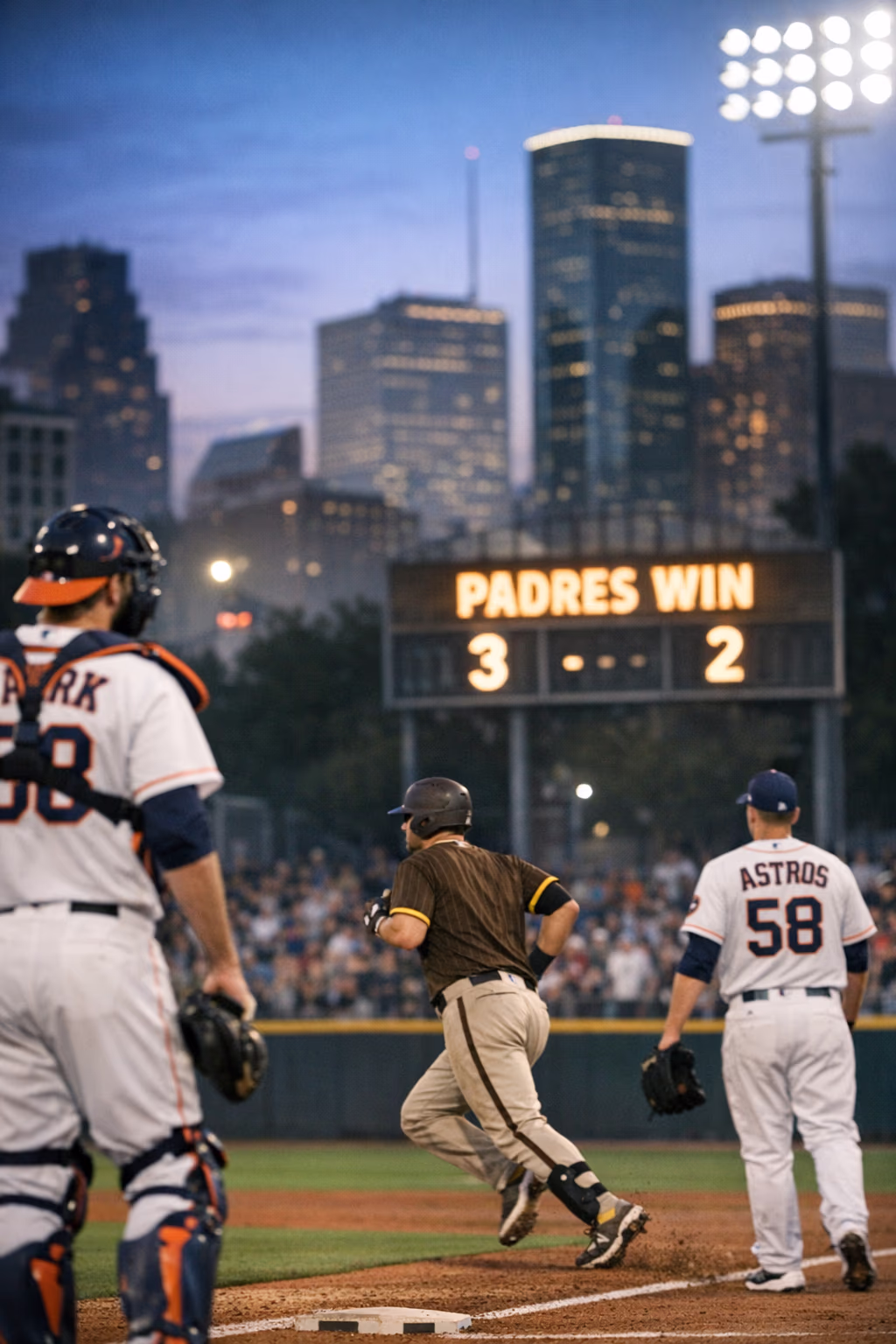 Astros fall to Padres 3-2 after Jackson Merrill homer
