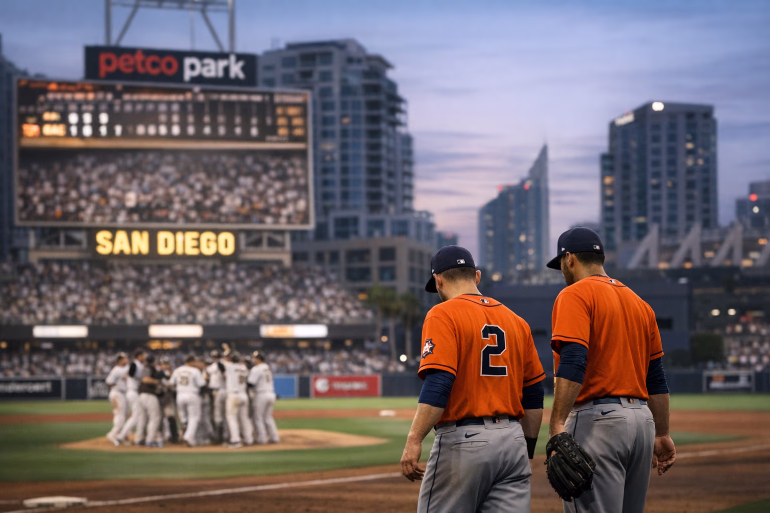 Houston Astros fall to Padres in San Diego on Aug. 9