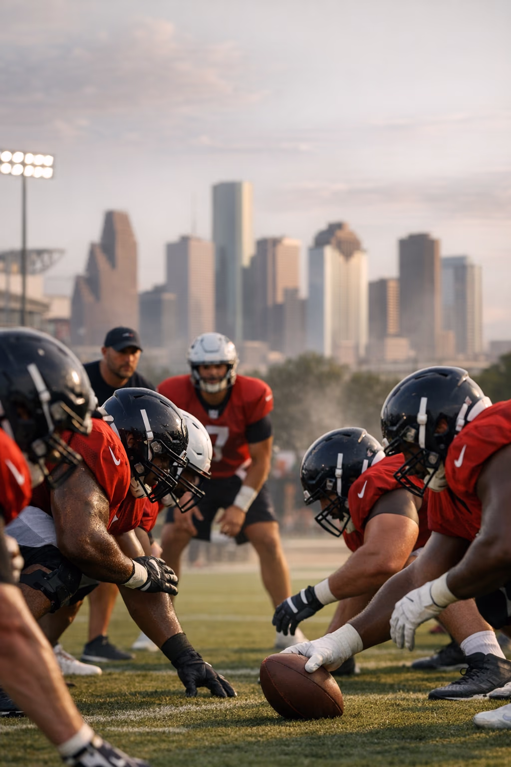 Texans Add Lineman as Houston Battles Heat Up Front