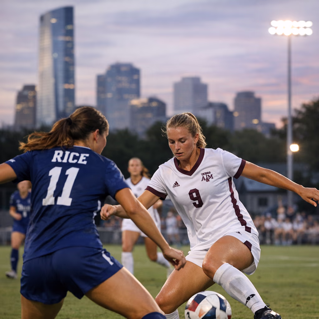 Rice women's soccer falls to Texas A&M in opener