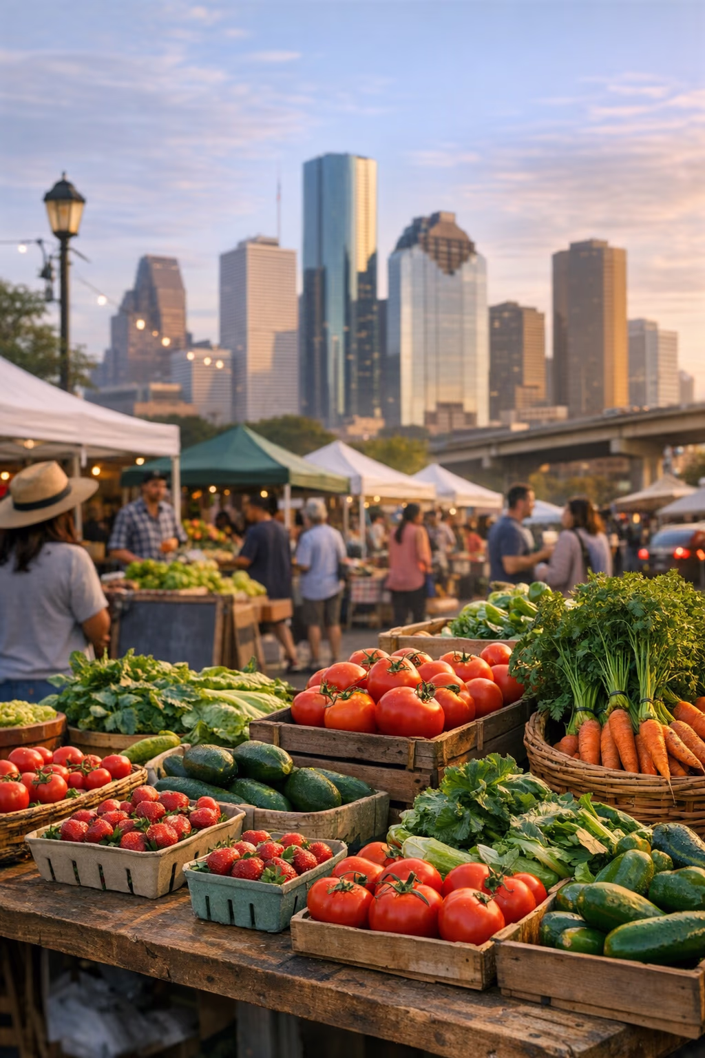 Houston local produce guide published during outbreak