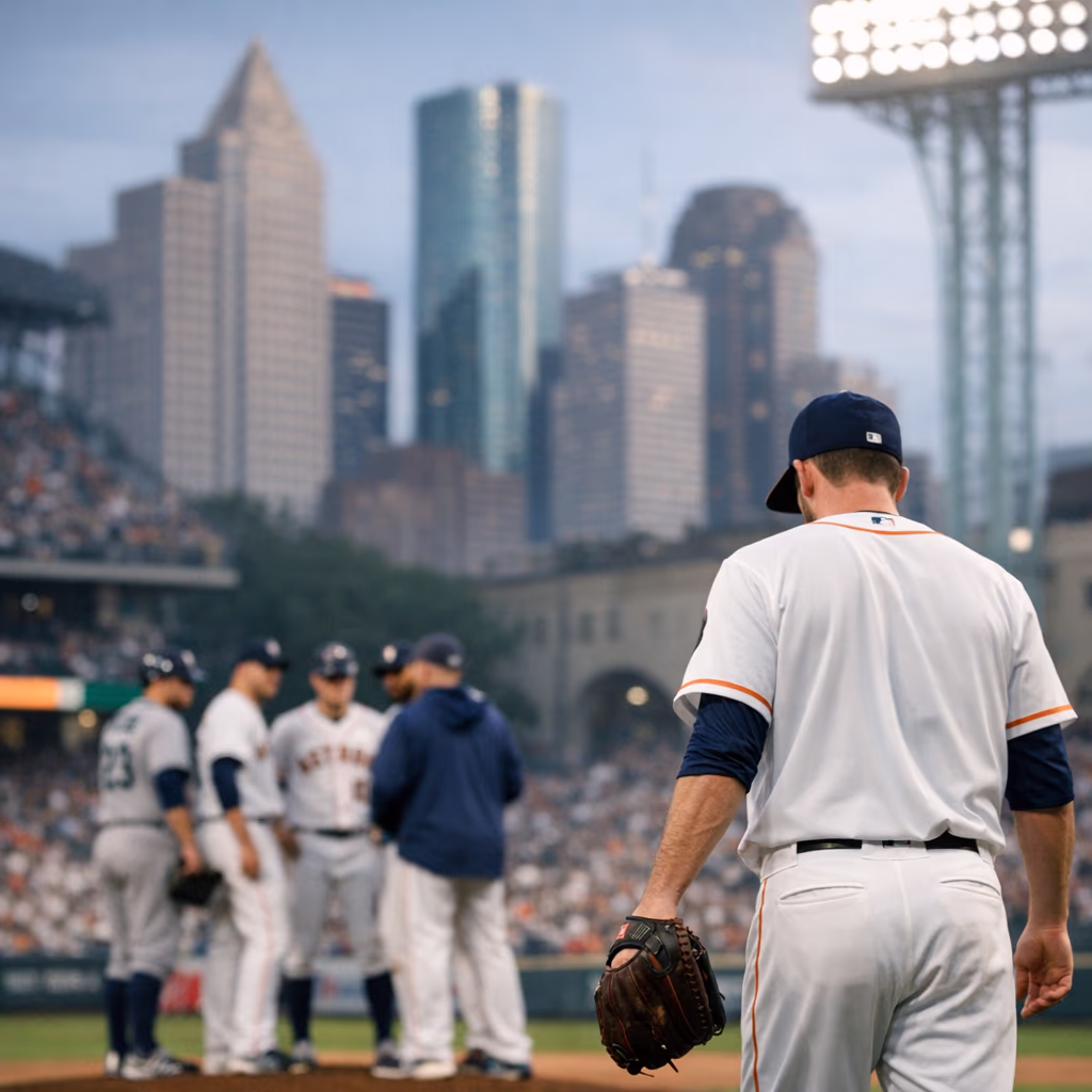 Astros Release Pitcher During Mariners Series in Houston