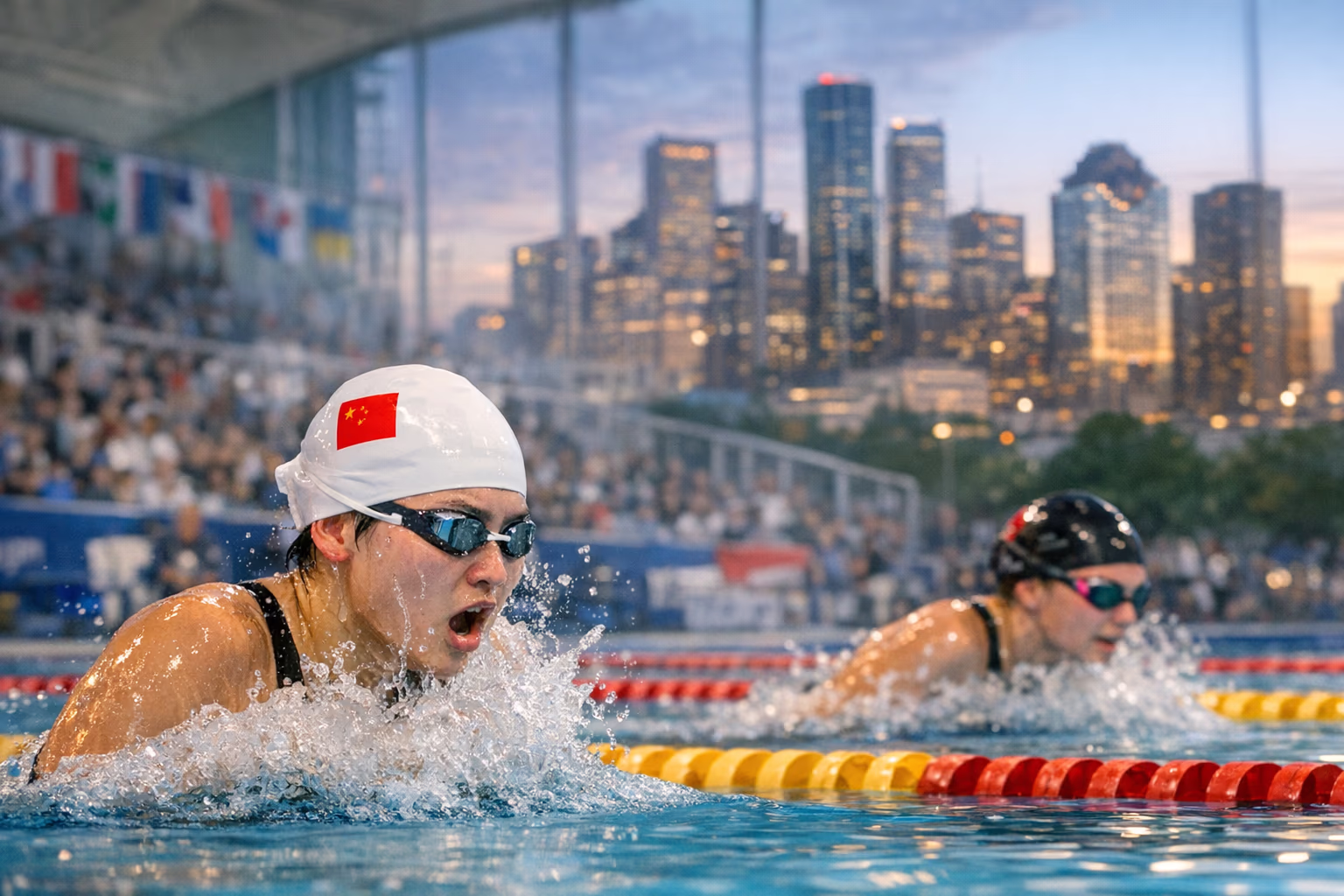 Yu Yiting tops Summer McIntosh in Pan Pacs 200 IM