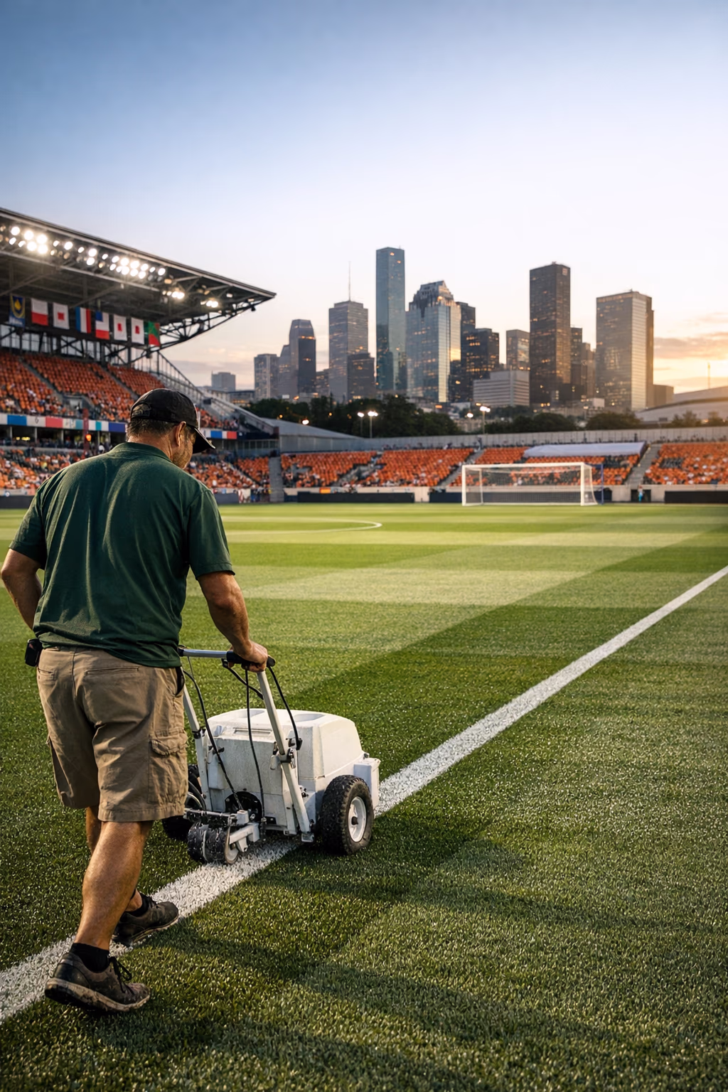 Houston Dynamo groundskeeper readies World Cup 2026 field