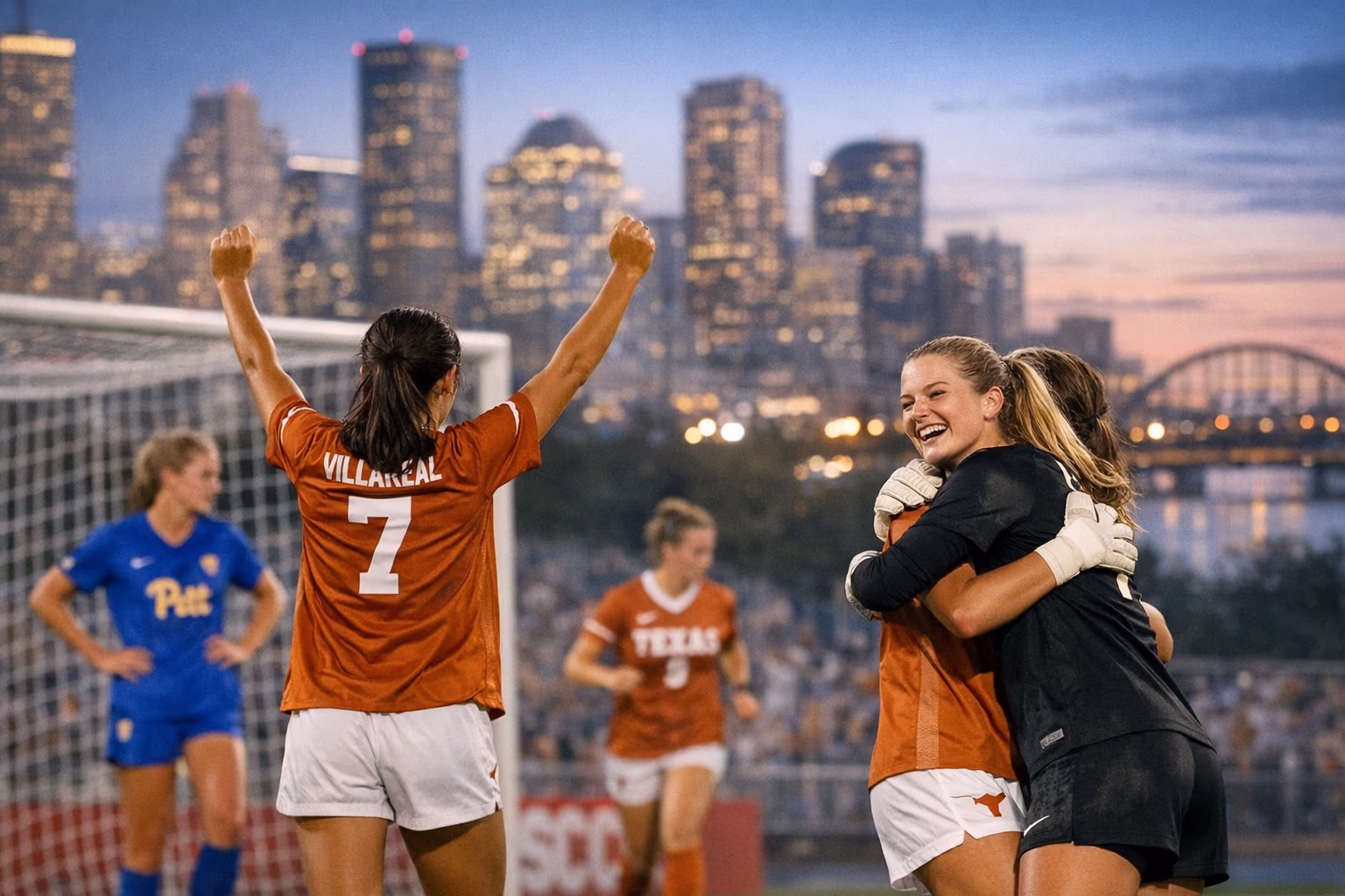 Texas Soccer Beats Pitt 1-0 Behind Villarreal Goal