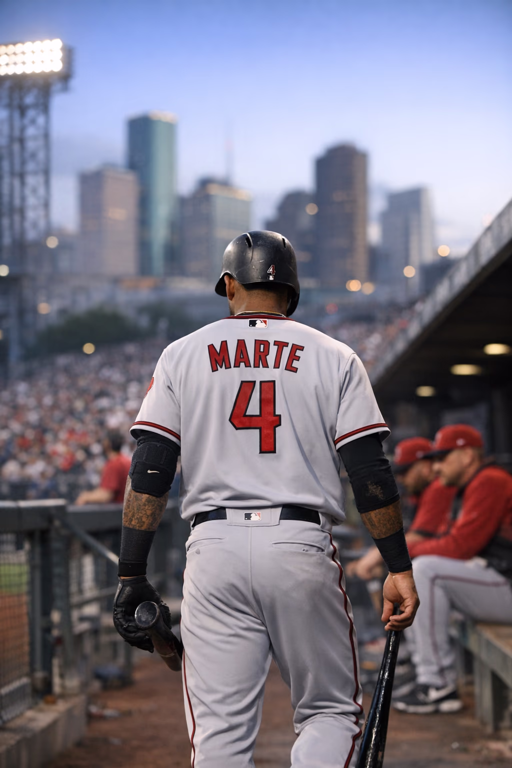 Ketel Marte placed on restricted list by Diamondbacks