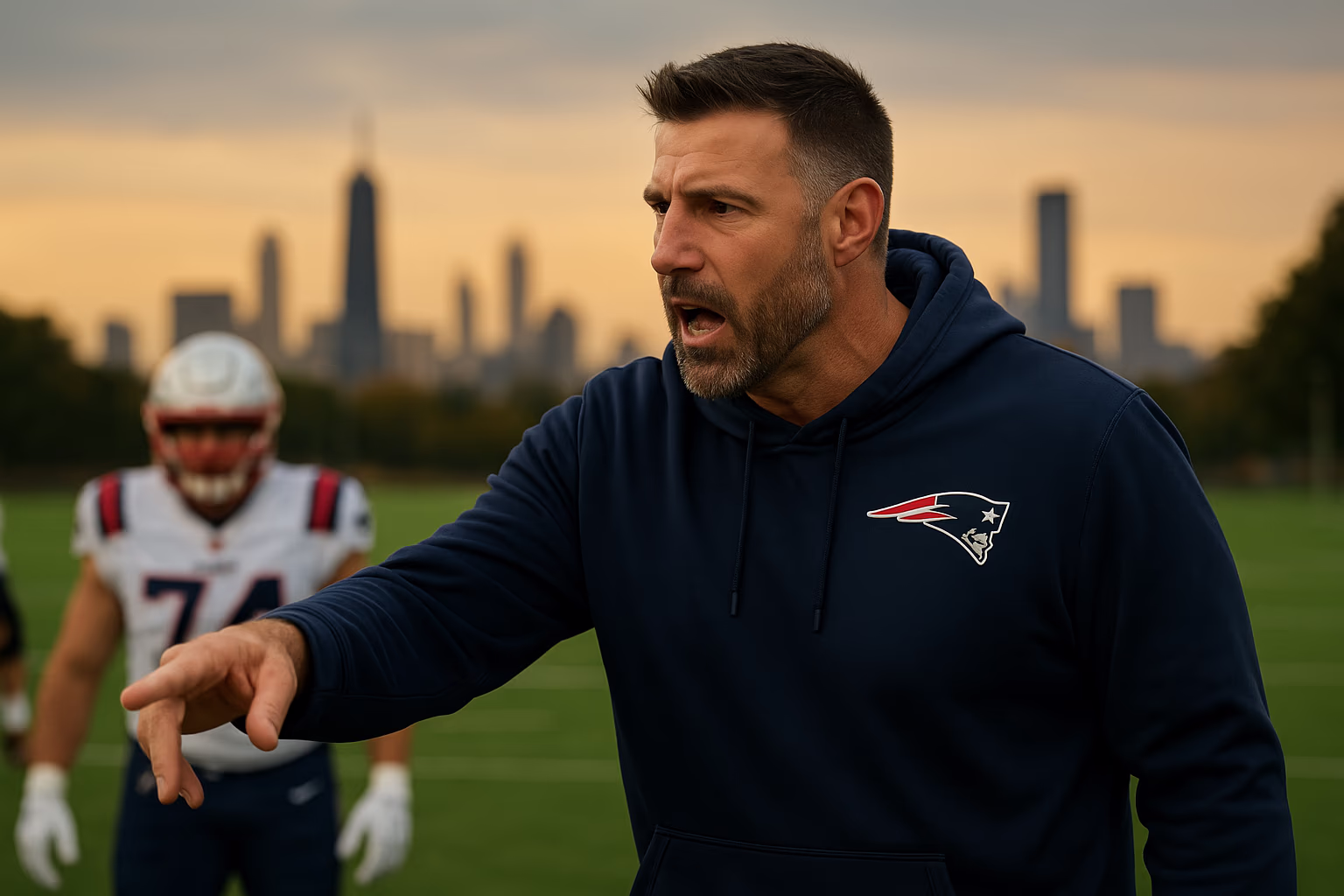 Mike Vrabel Sets Tone for Patriots in Matchup Against Broncos
