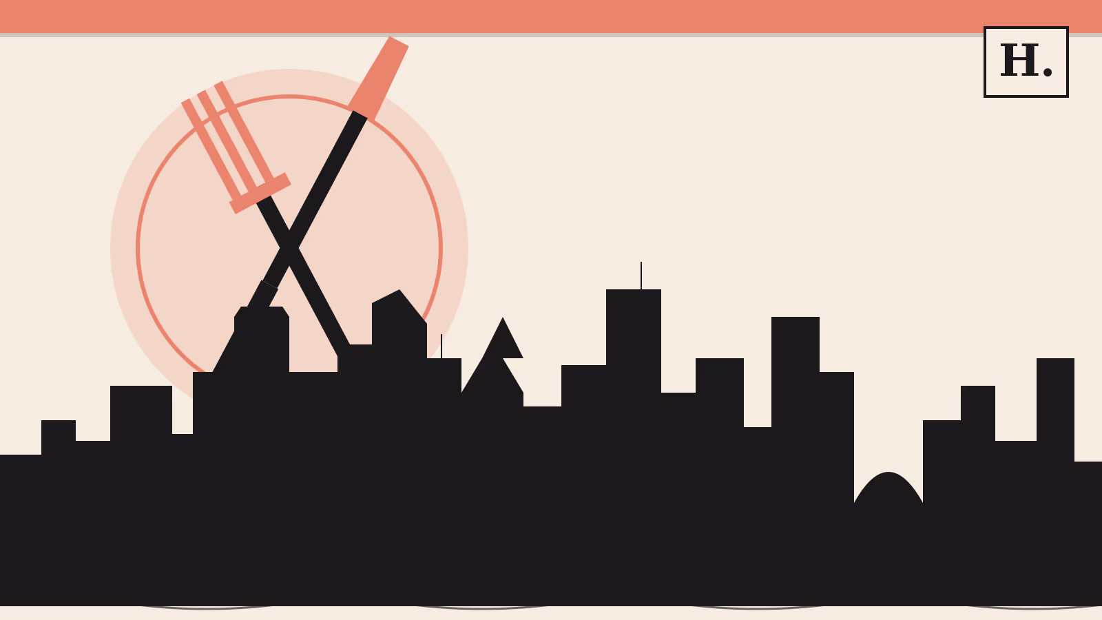 Illustration of fork knife and plate for best Sugar Land Texas restaurants guide