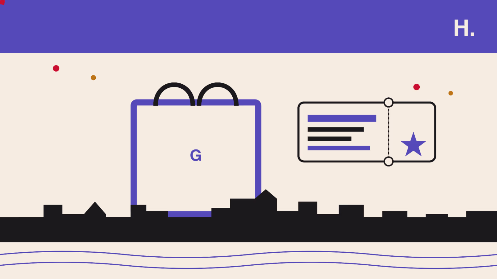 Things to do in Galleria Uptown Houston shopping bag and event ticket