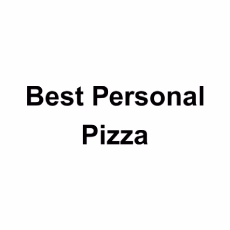 Best personal pizza photo